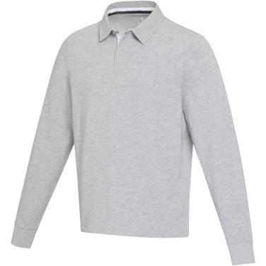 Logotrade mainoslahjat kuva: Clyde unisex organic rugby polo sweatshirt