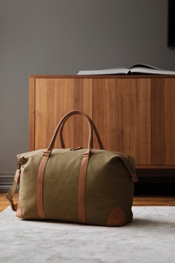 Logo trade mainoslahja kuva: VINGA Bosler viikonloppulaukku kierrätetystä RCS-canvaksesta