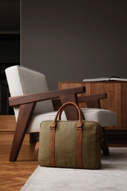 Logotrade liikelahja tuotekuva: VINGA Bosler tietokonelaukku kierrätetystä RCS canvaksesta