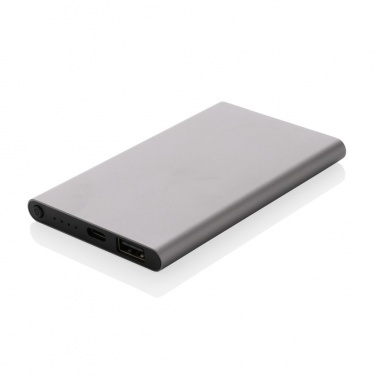 Logo trade liikelahjat tuotekuva: 4000mAh virtapankki USB-C:llä RCS muovista/alumiinista