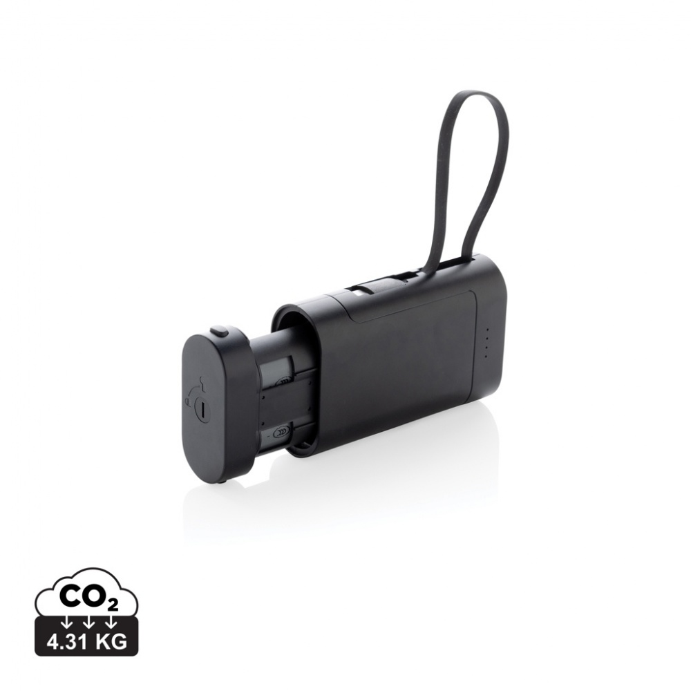 Logotrade mainoslahja tuotekuva: CycleCell 10.000 mah irrotettava varavirtalähde