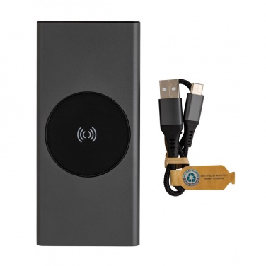 Logotrade liikelahjat mainoslahjat tuotekuva: Terra RCS 18W alumiininen 10000 mAh varavirtalähde 10W