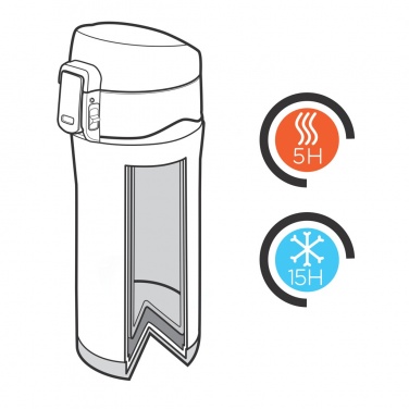 Logo trade mainostuote kuva: RCS easy lock vakuumimuki ruostumattomasta teräksestä