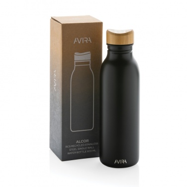Logo trade liikelahjat tuotekuva: Avira Alcor RCS yksiseinäinen re-steel vesipullo 600 ML