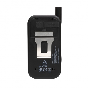 Logo trade mainoslahja ja liikelahja tuotekuva: Gear X USB uudelleenladattava työvalo RCS muovista