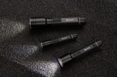 Logo trade liikelahja mainoslahja tuotekuva: Gear X iso USB-uudelleenladattava taskulamppu