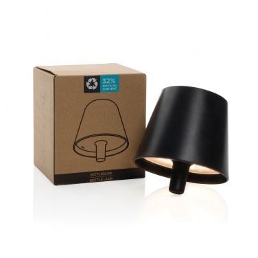 Logo trade liikelahja mainoslahja tuotekuva: BottleGlow RCS kierrätysmuovinen pullolamppu