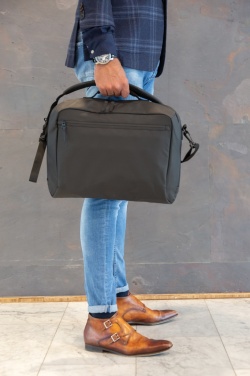 Logotrade liikelahjat kuva: Musta PVC-vapaa Fashion-laptoplaukku 15,6"