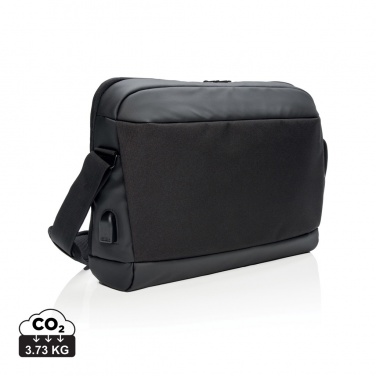 Logotrade liikelahjat mainoslahjat tuotekuva: Madrid – 15,6" USB-laptoplaukku - RFID - PVC vapaa