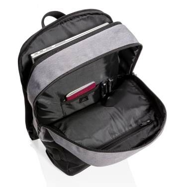 Logotrade liikelahja mainoslahja kuva: Moderni PVC-vapaa 15,6"" USB & RFID -laptopreppu