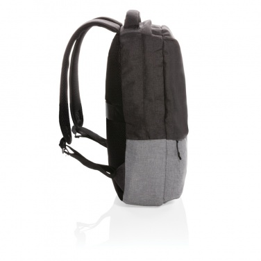 Logotrade liikelahja tuotekuva: PVC-vapaa Duo color RPET 15,6” RFID -laptopreppu