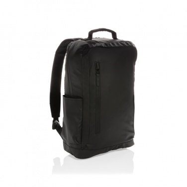 Logotrade liikelahjat mainoslahjat tuotekuva: Musta PVC-vapaa 15,6"" Fashion-laptopreppu