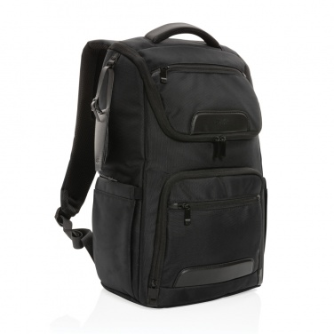 Logotrade liikelahjat mainoslahjat tuotekuva: Swiss Peak AWARE™ RPET Voyager 15.6" reppu kannettavalle