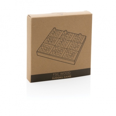 Logotrade liikelahja mainoslahja kuva: Puinen Sudoku-peli
