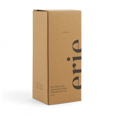 Logo trade mainoslahjat tuotekuva: VINGA Erie RCS teräksinen termospullo 450 ml