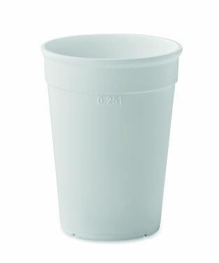 Logo trade mainostuotet tuotekuva: Kierrätetty PP-muki, 250 ml