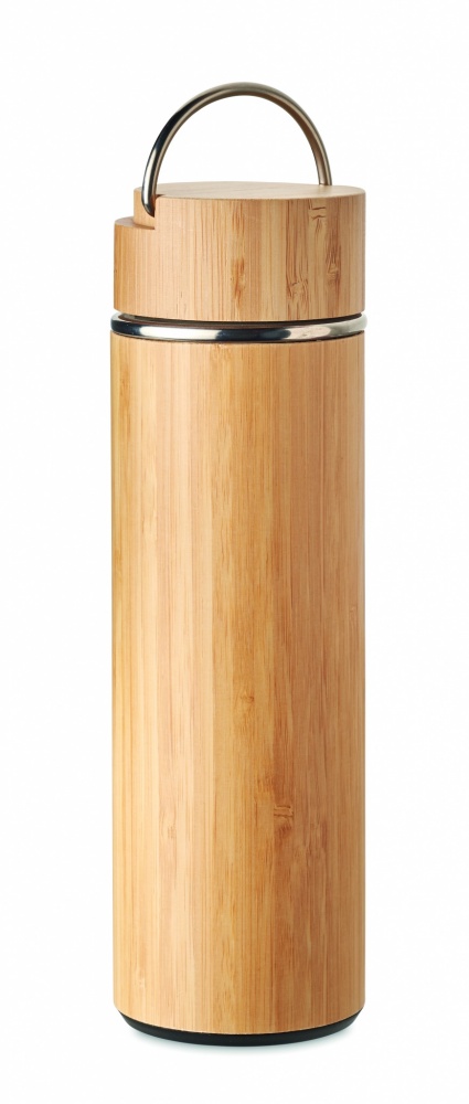 Logo trade mainoslahjat ja liikelahjat kuva: Bambu termospullo 400 ml TAMPERE