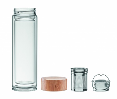 Logotrade liikelahja mainoslahja kuva: Borosilikaattilasipullo München