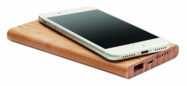 Logotrade liikelahjat mainoslahjat tuotekuva: Bambu varavirtalähde 6000mAh ARENA