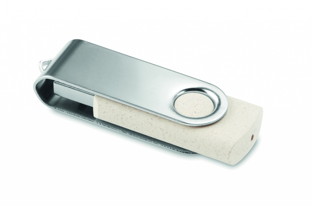 Logo trade liikelahjat mainoslahjat kuva: Vehnäolki PP 50/50 USB 16GB