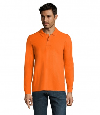 Logo trade mainoslahjat tuotekuva: PERFECT MEN LSL POLO 180g