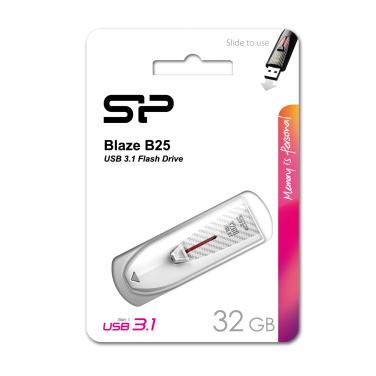 Logotrade mainoslahja tuotekuva: Pendrive Silicon Power Blaze B25 3.1