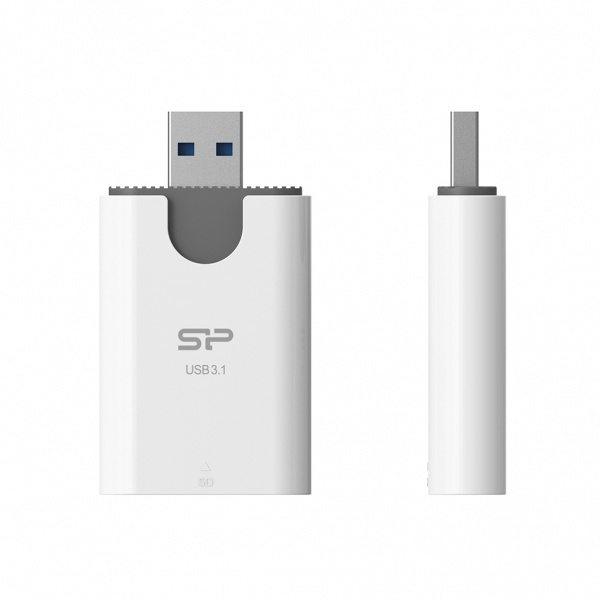 Logotrade liikelahja mainoslahja kuva: MicroSD ja SD-kortinlukija Silicon Power Combo 3.1