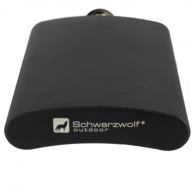 Logotrade mainostuote tuotekuva: Lonkkapullo MADONIE Schwarzwolf