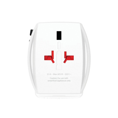 Logo trade liikelahja mainoslahja tuotekuva: SKROSS World Travel adapteri MUV 65W PD USB C -kaapelilla