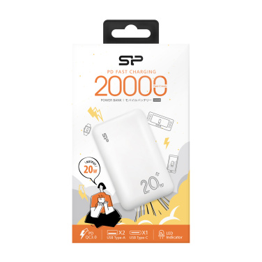 Logo trade liikelahja kuva: Virtapankki Silicon Power QS58 20000 mAh
