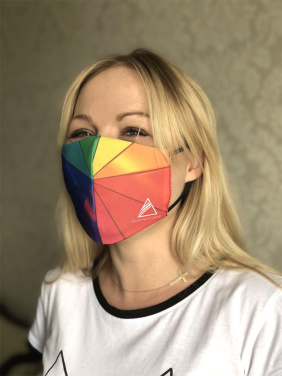 Logotrade liikelahjat kuva: VENUS PRO puuvillamaski HEPA-suodatintaskulla 1378165