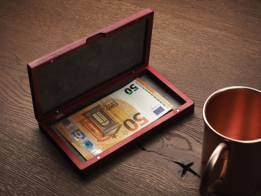 Logotrade liikelahja tuotekuva: Puinen setelilaatikko 1816121