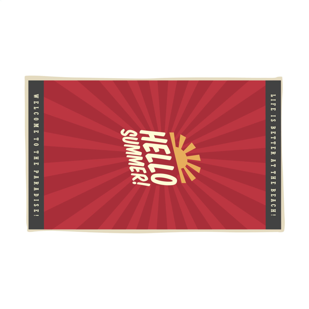 Logo trade liikelahjat mainoslahjat kuva: Painettu rantapyyhe 300 g/m² 100x180