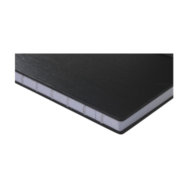 Logo trade liikelahjat tuotekuva: Bamboo Journal Naked Spine Paper Notebook Musta A5