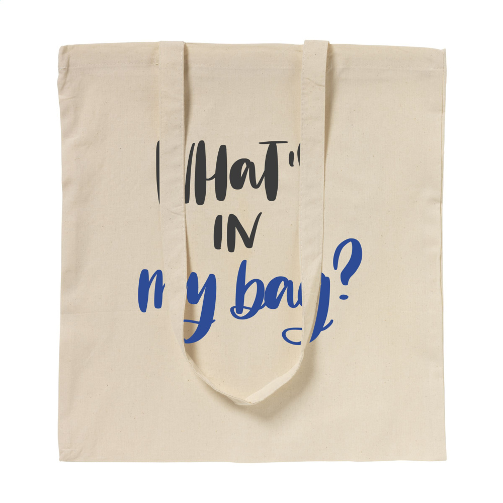Logo trade mainostuote kuva: ShoppyBag (100 g/m²) pitkäkahvainen puuvillakassi