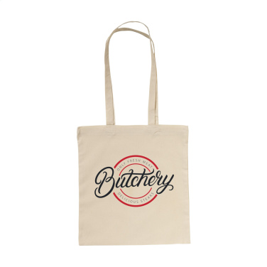 Logo trade liikelahja kuva: ShoppyBag (100 g/m²) pitkäkahvainen puuvillakassi