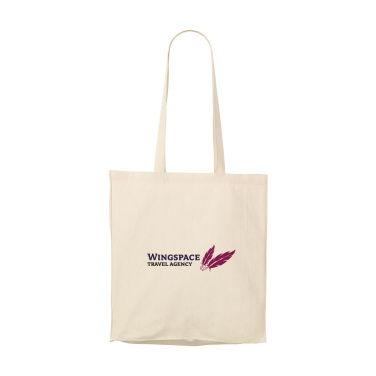 Logotrade mainoslahja ja liikelahja kuva: Natural Square Bag (165 g/m²) puuvillakassi
