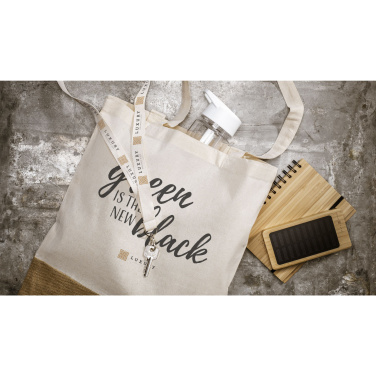 Logotrade mainoslahja tuotekuva: Combi Organic Shopper (160 g/m²) pussi