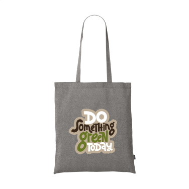 Logo trade liikelahja mainoslahja tuotekuva: GRS kierrätetty puuvilla Shopper (180 g/m²) pussi