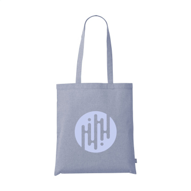 Logotrade mainoslahja tuotekuva: GRS kierrätetty puuvilla Shopper (180 g/m²) pussi