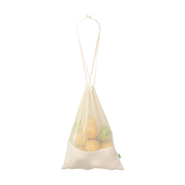 Logo trade mainoslahjat ja liikelahjat kuva: Natura Organic GOTS Mesh Bag (120 g/m²) hedelmäpussi