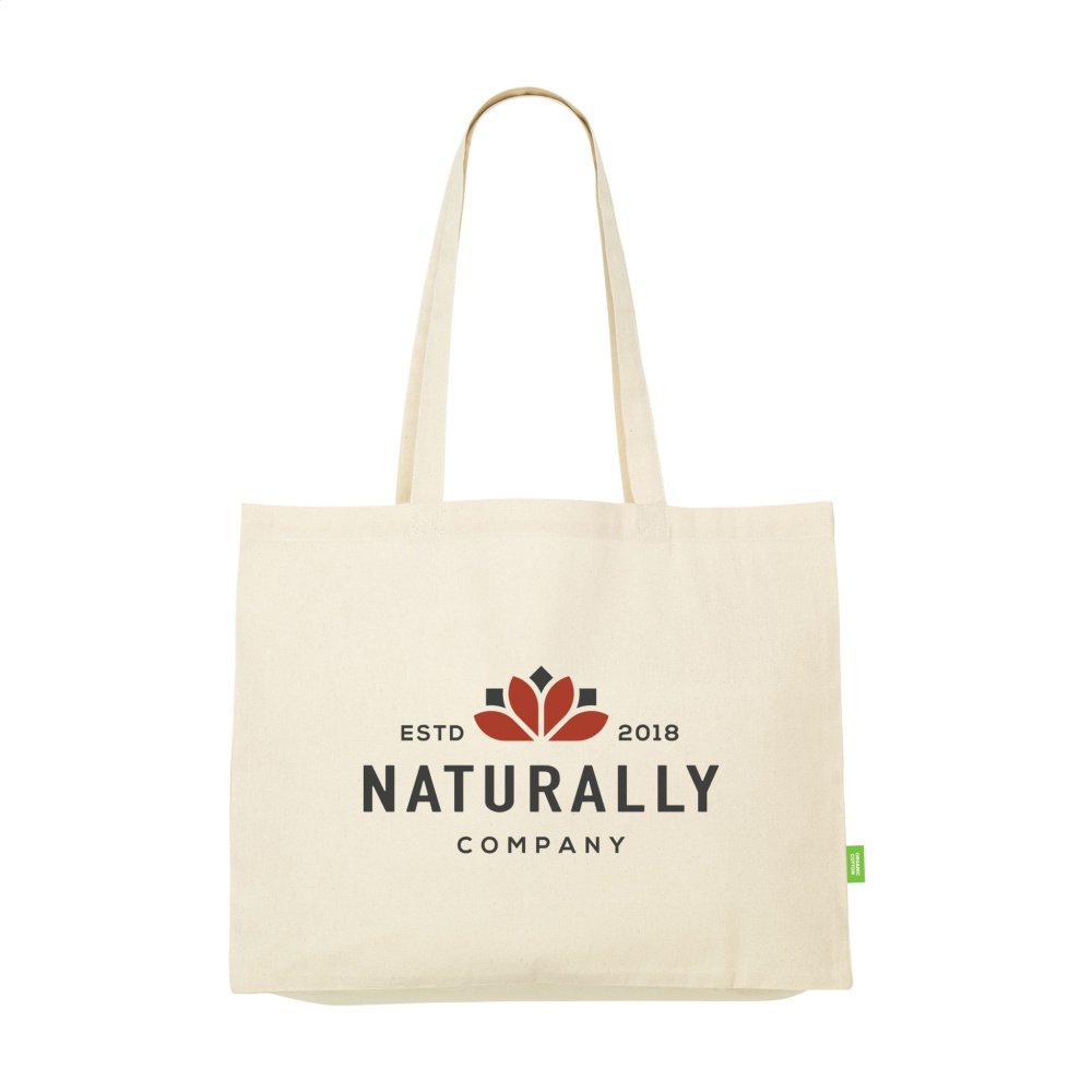 Logotrade mainoslahja ja liikelahja kuva: ECO Shopper luomupuuvilla (180 g/m²) ostoskassi