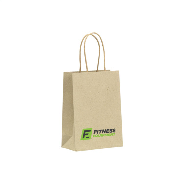 Logotrade liikelahja mainoslahja kuva: Leaf It Bag kierrätetty ruohopaperi (120 g/m²) S