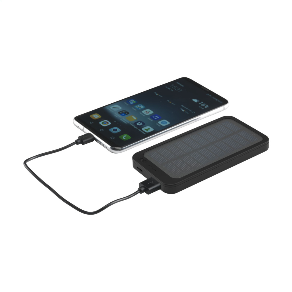 Logo trade mainoslahjat ja liikelahjat kuva: Solar RCS Powerbank 4000 virtalaturi
