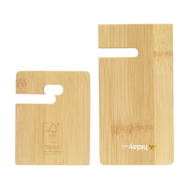 Logo trade mainoslahja kuva: Miyo Bamboo puhelinteline