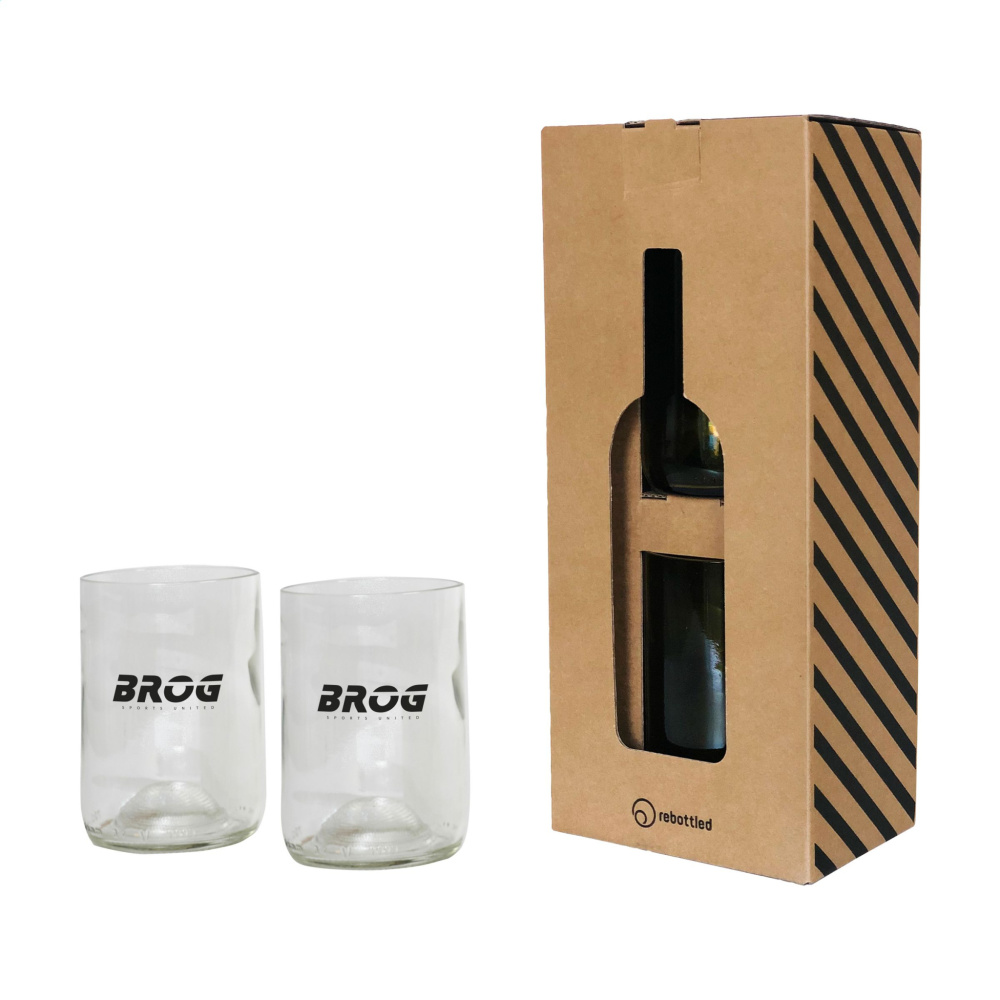 Logotrade mainostuote tuotekuva: Rebottled® Tumbler 2-pack juomalasi
