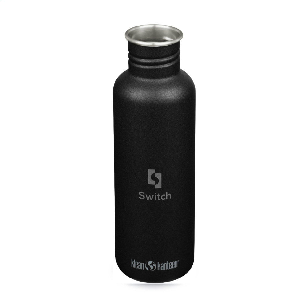 Logotrade mainostuote tuotekuva: Klean Kanteen Classic kierrätetty vesipullo 800 ml