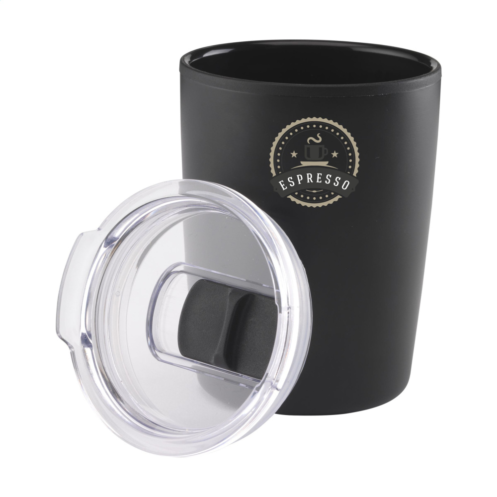 Logotrade mainostuotet kuva: Espresso-to-Go Muki RCS kierrätettyä terästä 170 ml