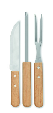 Logotrade mainoslahjat ja liikelahjat tuotekuva: Grillityökalut ruostumattomasta teräksestä