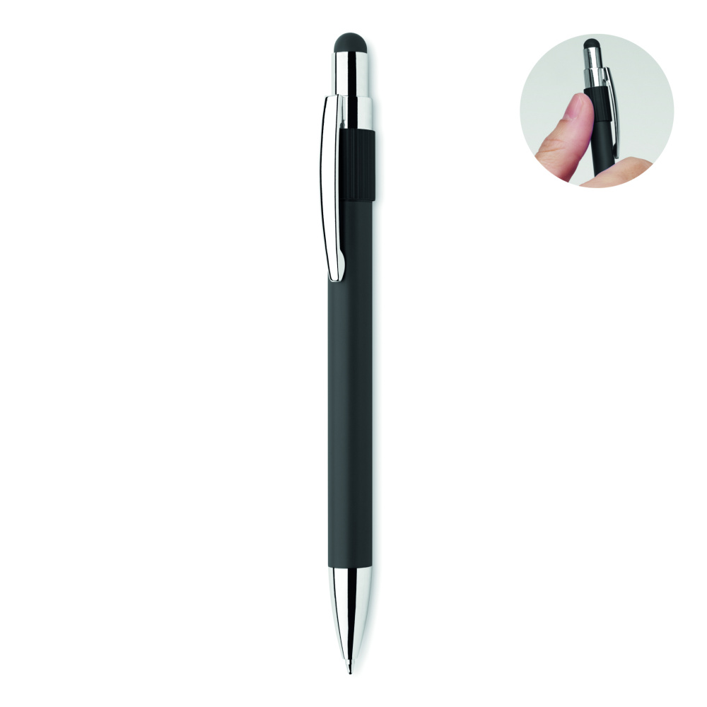 Logo trade mainoslahja kuva: Stylus spinner kynä